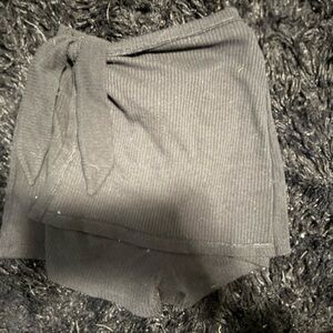 SO Charcoal Ribbed Women's Skorts